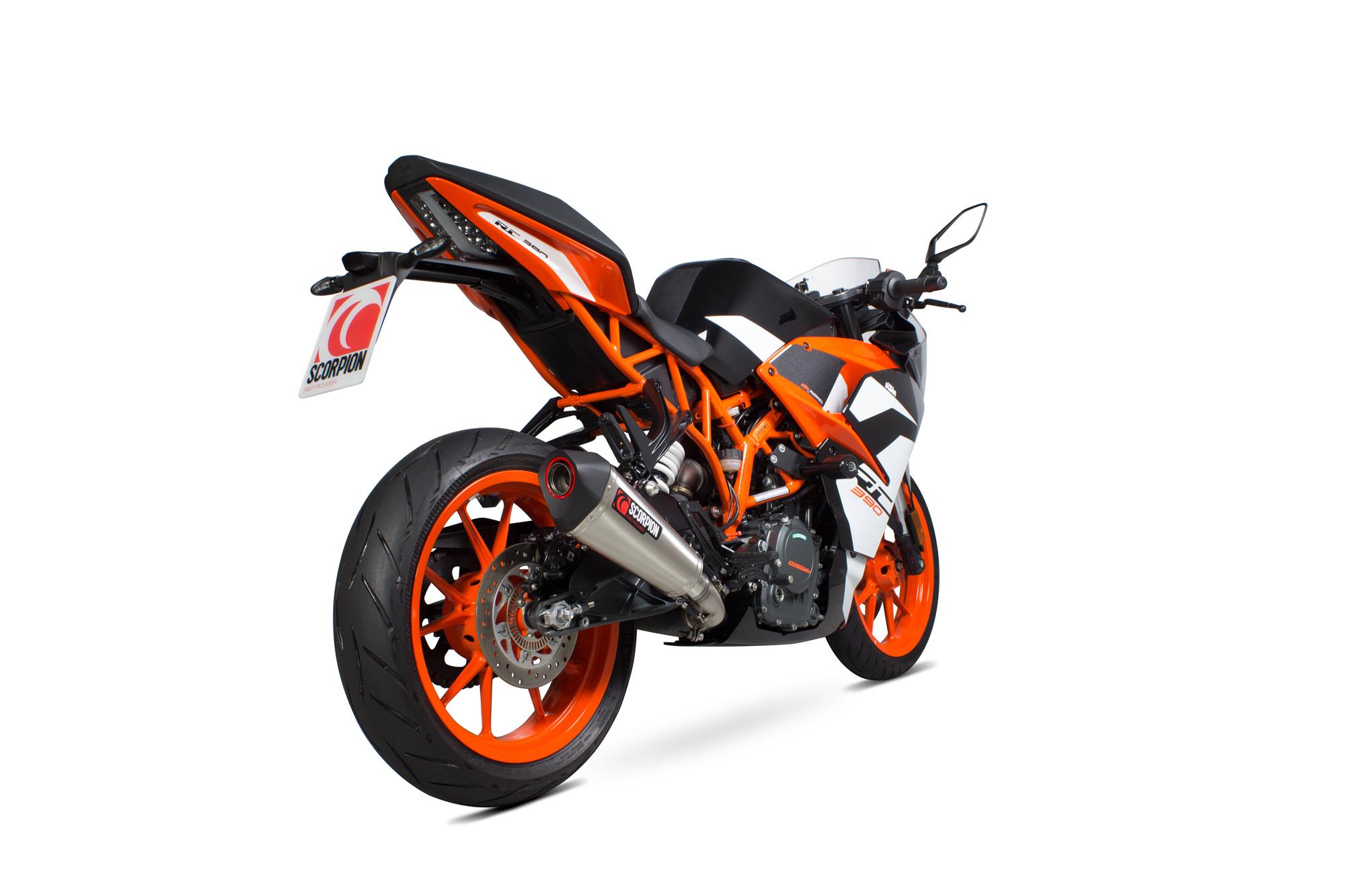 RKT89SEO - Scorpion Serket Taper Stainless Steel Exhaust - KTM RC 390 2017 - 2019