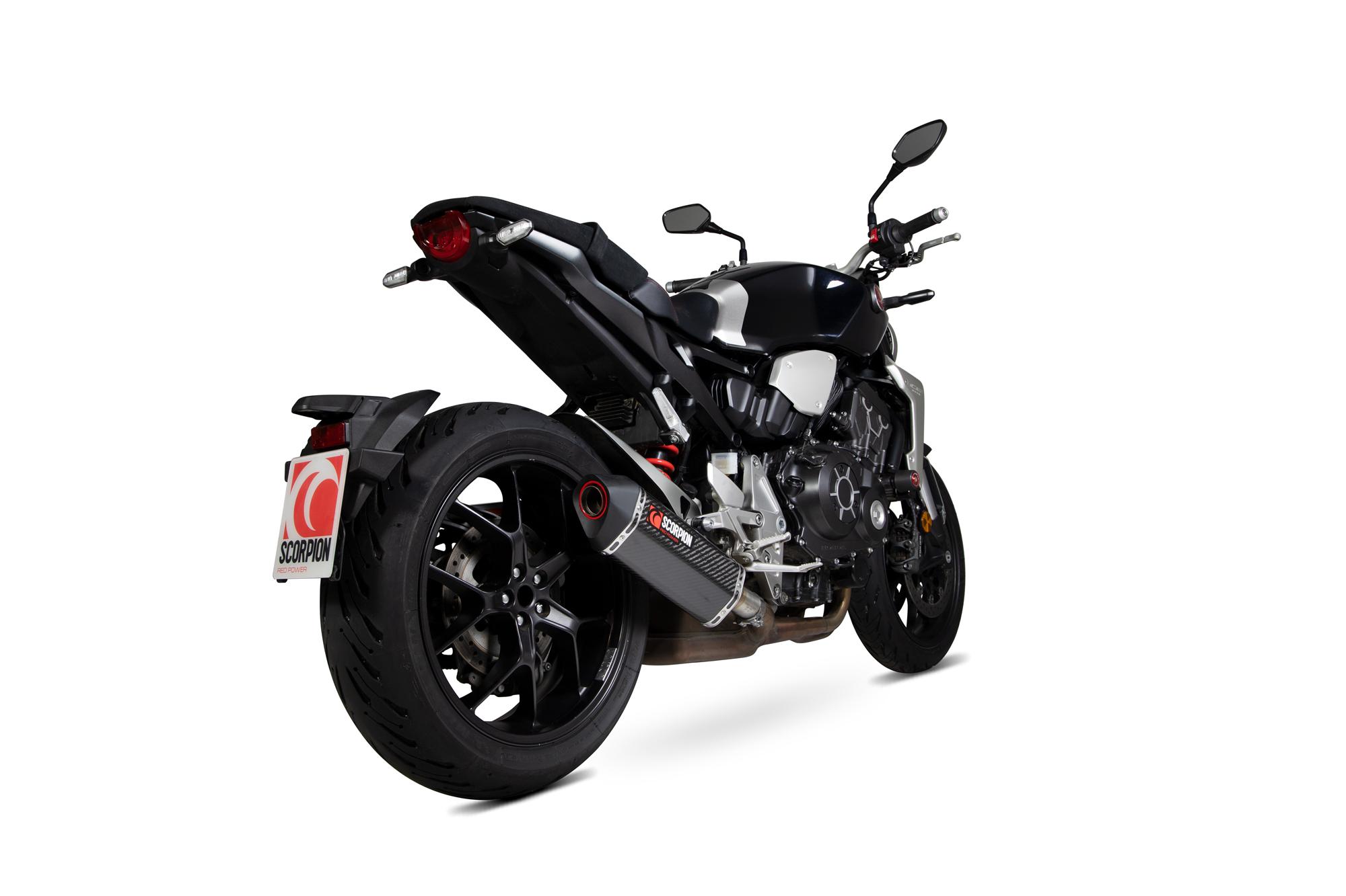 Scorpion Exhausts Red Rha187ceo - Scorpion Serket Parallel Carbon Exhaust - Honda Cb1000r 2018 - 2019