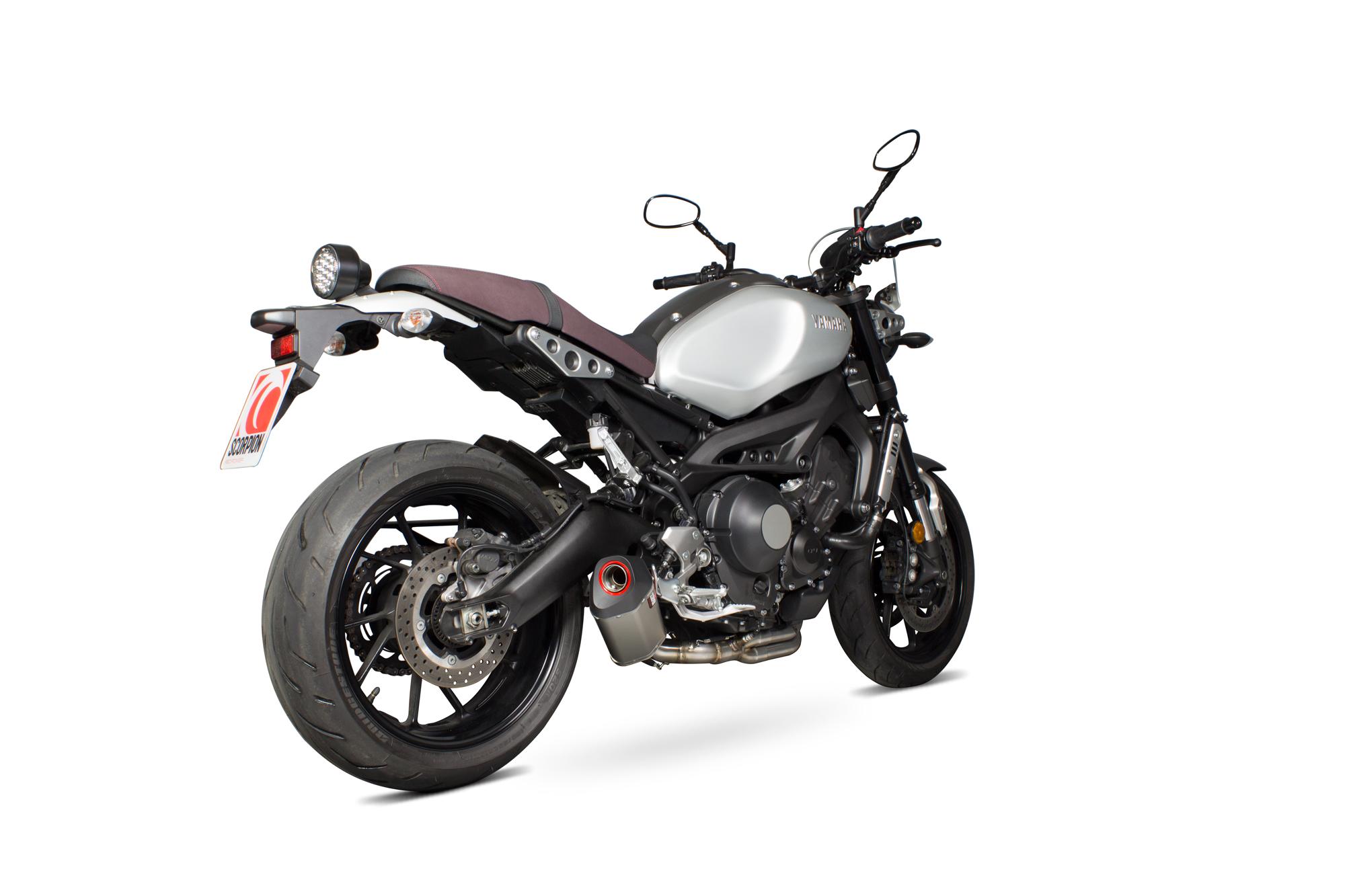 Scorpion Exhausts Red Rya107systeo - Scorpion Serket Parallel Titanium Oval Exhaust - Yamaha Xsr 900 Full System 2016 - 2018