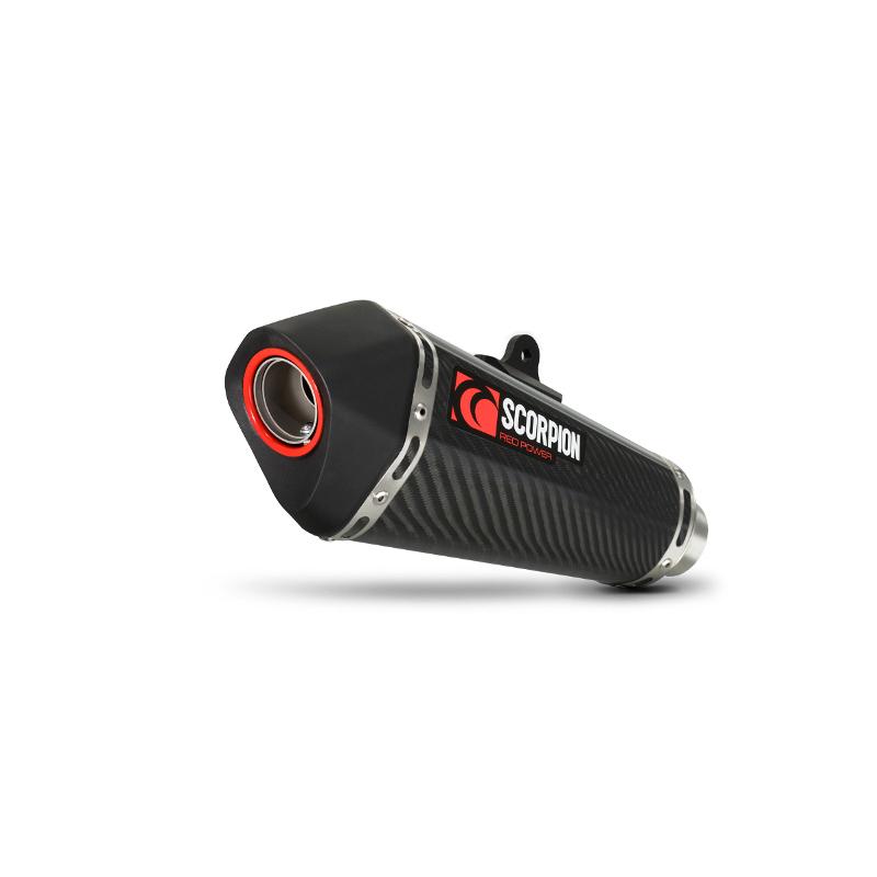 RTR79CEO - Scorpion Serket Taper Carbon Oval Exhaust - Triumph Street Triple 675 R/RX 2013 - 2016