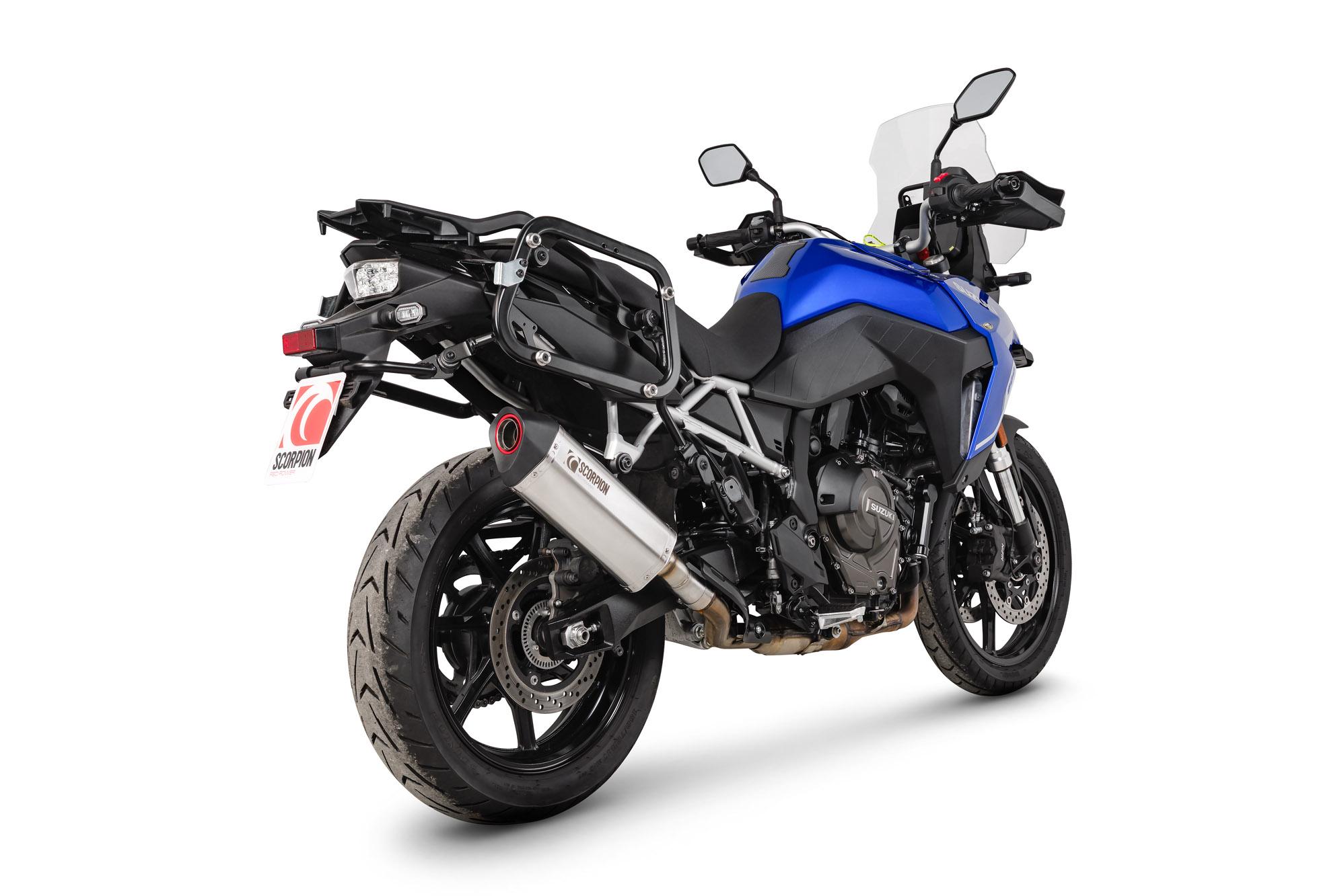 RSI131SEO - Scorpion Serket Parallel Slip-On Stainless Steel For Suzuki V-Strom 800 DE 2023-2025