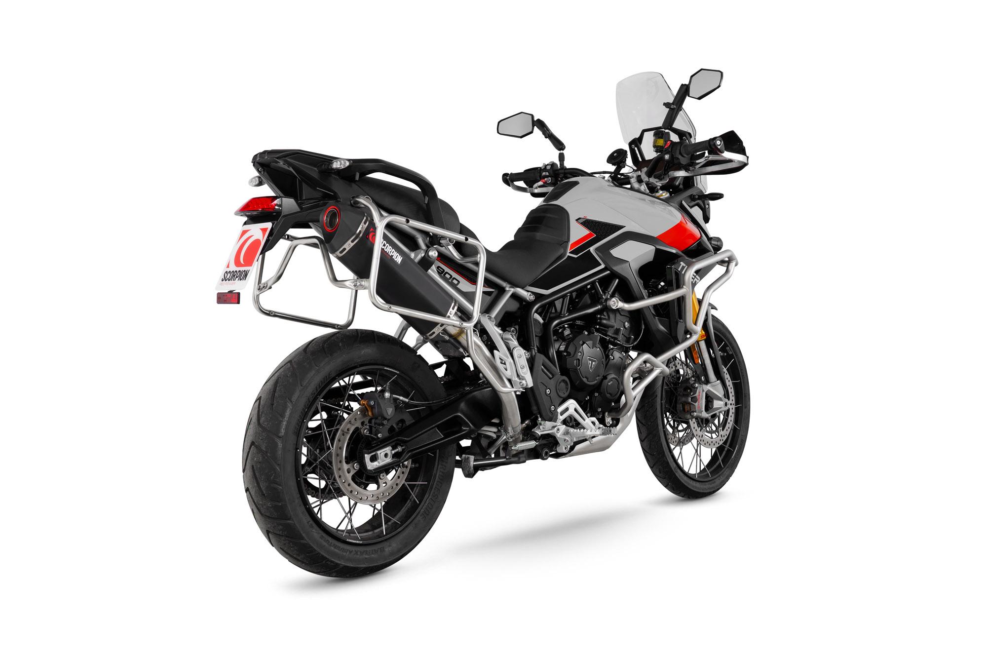 Scorpion Exhausts Black Rtr95bcer - Scorpion Serket Parallel Slip-On Ceramic For Triumph Tiger 900 2024-2025