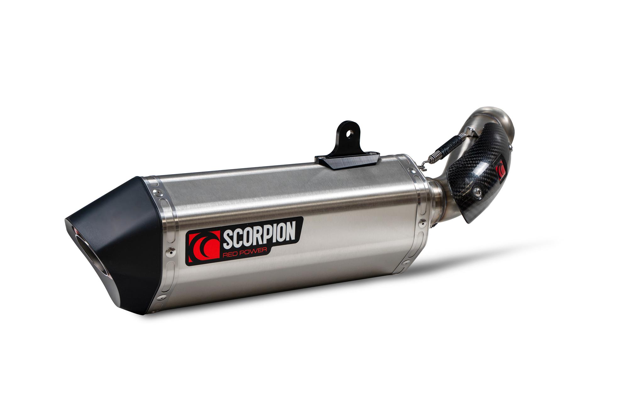 Scorpion Exhausts Silver Rkt94seo - Scorpion Serket Parallel Slip-On Stainless Steel For Ktm 890 Duke 2020-2025