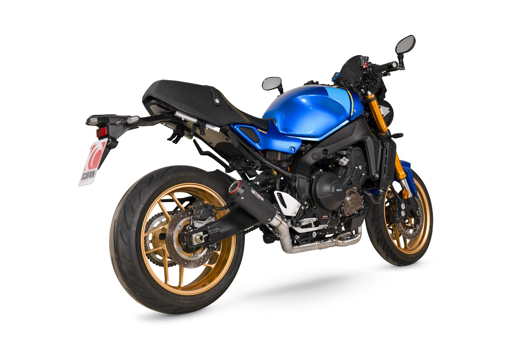PYA127SYSBCER - Scorpion Red Power Full System Black Ceramic For Yamaha XSR 900 2022-2024