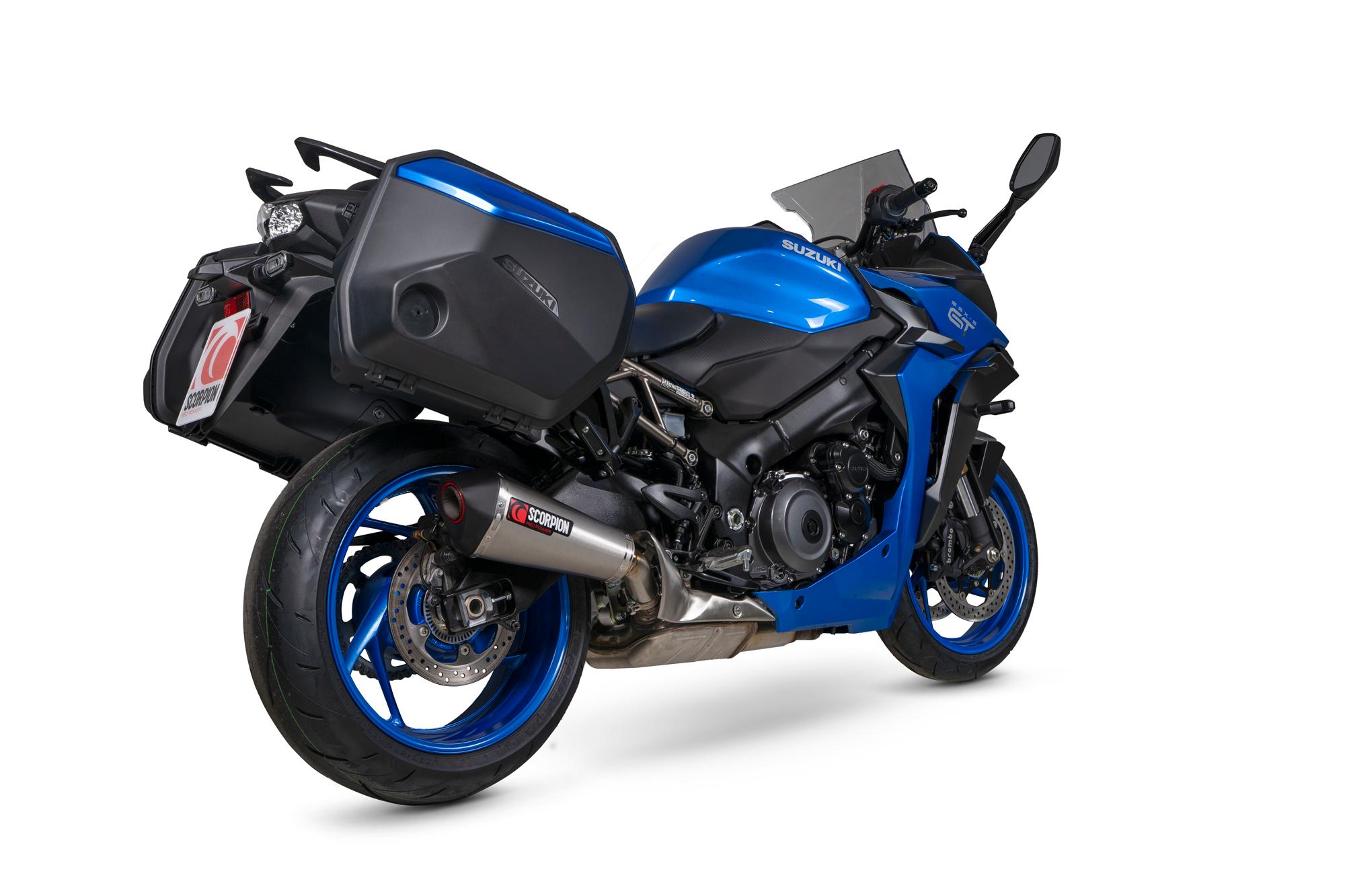 RSI127SEO - Scorpion Serket Taper Slip-On Stainless Steel For Suzuki GSX-S 1000 GT 22- 2022-2025