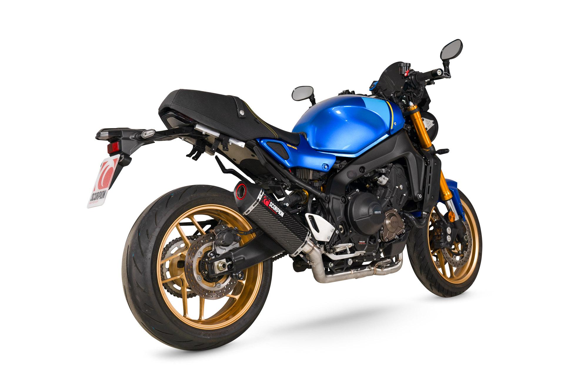 RYA133SYSCEO - Scorpion Serket Full System Carbon Fibre For Yamaha XSR 900 Euro 5+ 2024-2025