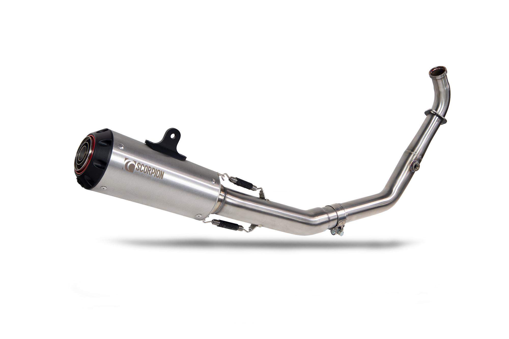 PYA129SYSSEO - Scorpion Red Power Full System Stainless Steel For Yamaha YZF-R125 Euro 5+ 2024-2025