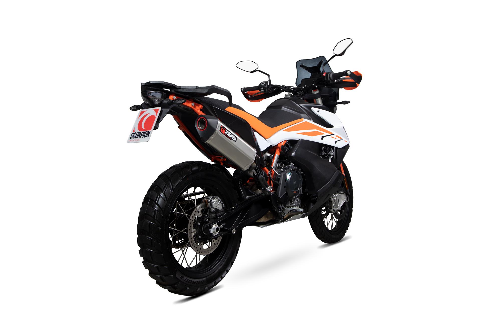 RKT91SEO - Scorpion Serket Parallel Slip-On Stainless Steel For KTM Adventure 790 2019-2020