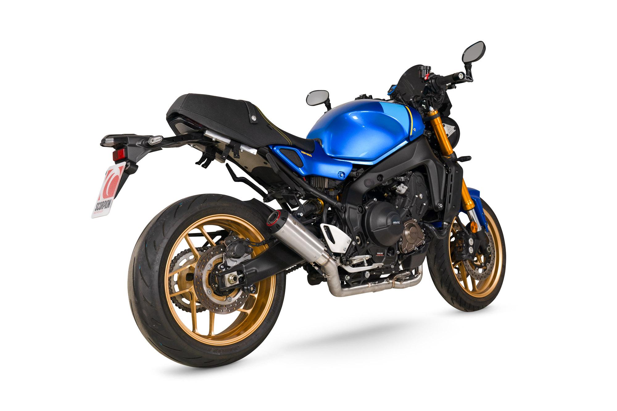 PYA133SYSSEO - Scorpion Red Power Full System Stainless Steel For Yamaha XSR 900 Euro 5+ 2024-2025