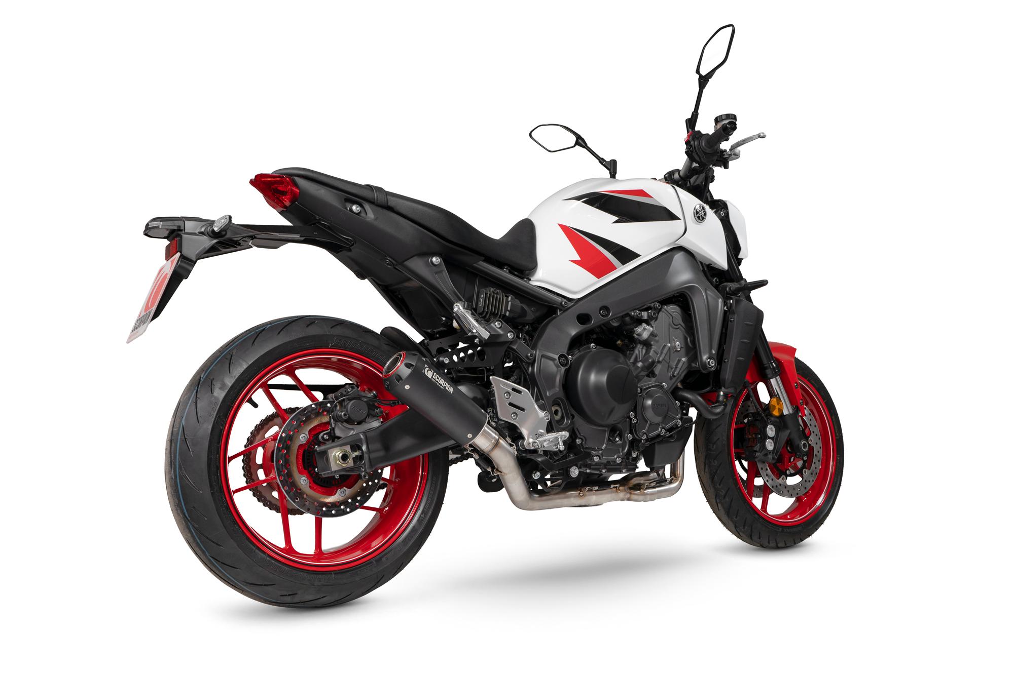 Scorpion Exhausts Black Pya116sysbcer - Scorpion Red Power Full System Ceramic For Yamaha Mt-09 2021-2023