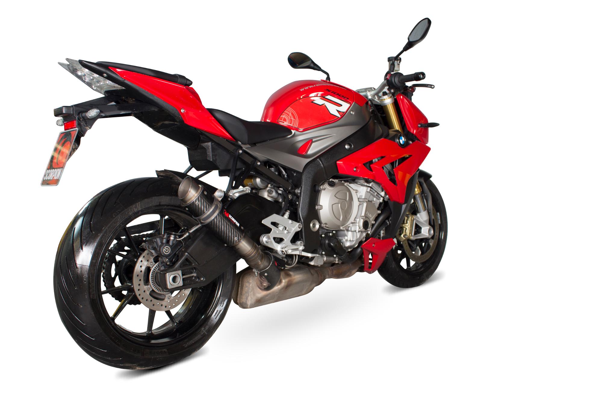 BM1000TEM - Scorpion RP1-GP Slip-On Titanium For BMW S1000 R 2009-2016