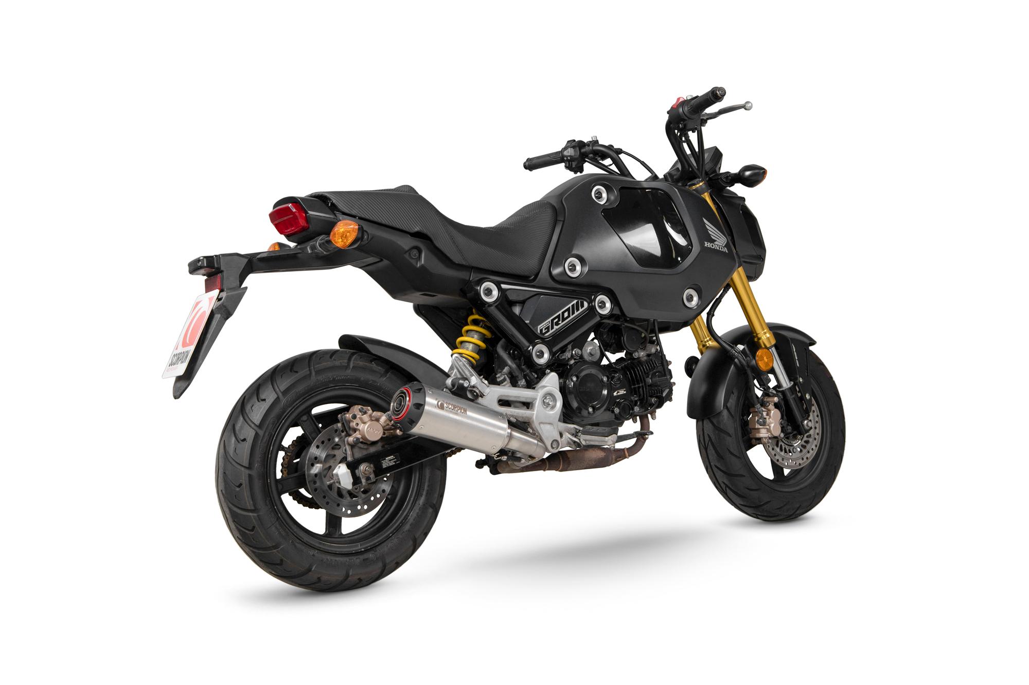 Scorpion Exhausts Silver Pha199seo - Scorpion Red Power Slip-On Stainless Steel For Honda Msx 125 2021-2025