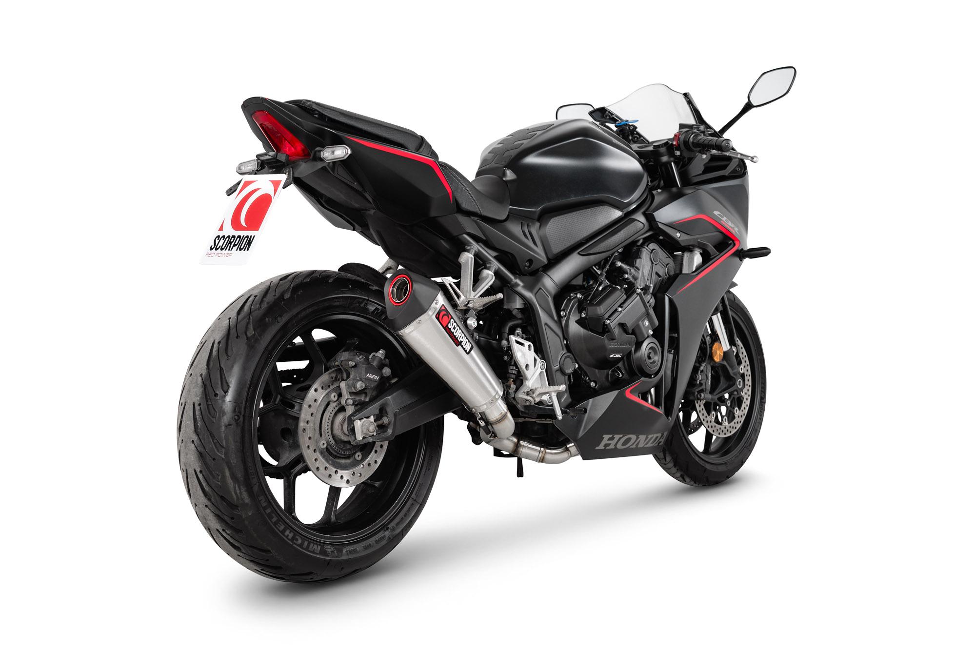 RHA203SYSSEO - Scorpion Serket Taper Full System Stainless Steel For Honda CBR 650 R 2024-2025