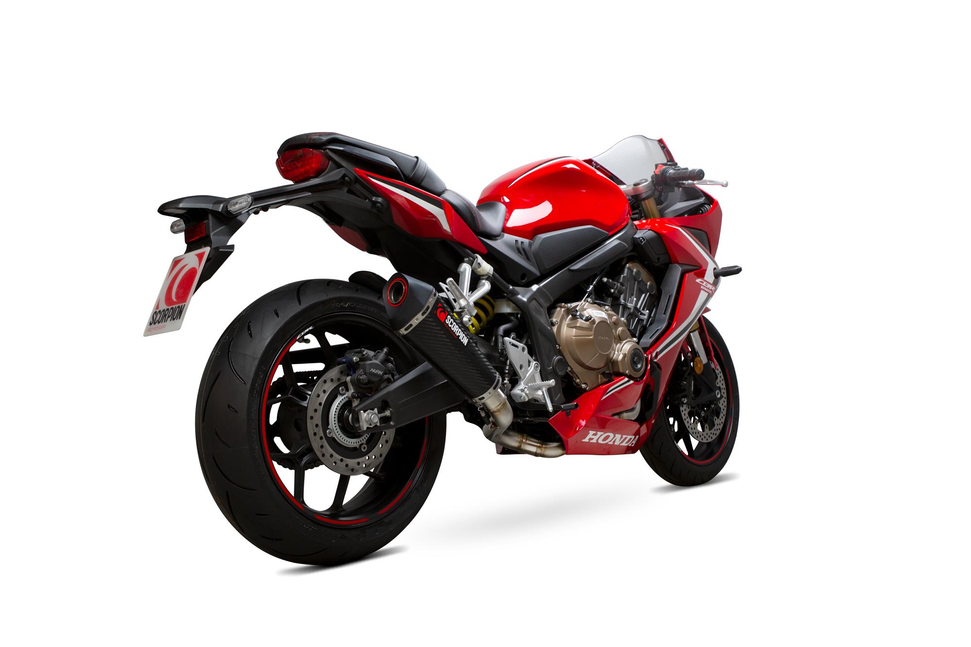 RHA197SYSCEO - Scorpion Serket Taper Full System Carbon Fibre For Honda CBR650 R 2021-2023