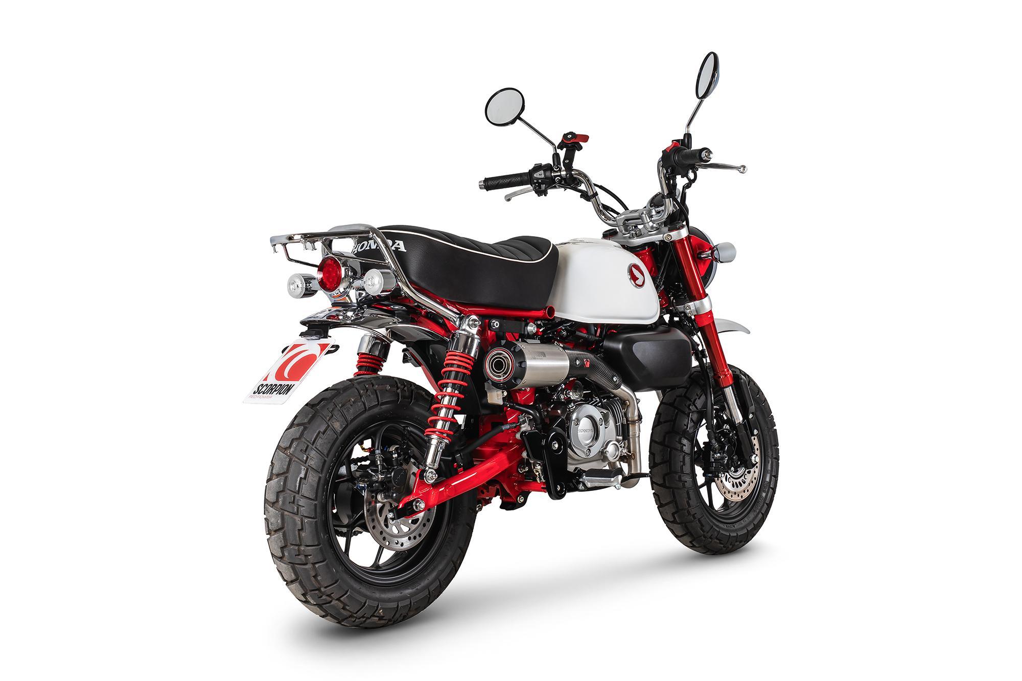 PHA205SYSSEO - Scorpion Red Power Full System Stainless Steel For Honda Monkey 2025-2025