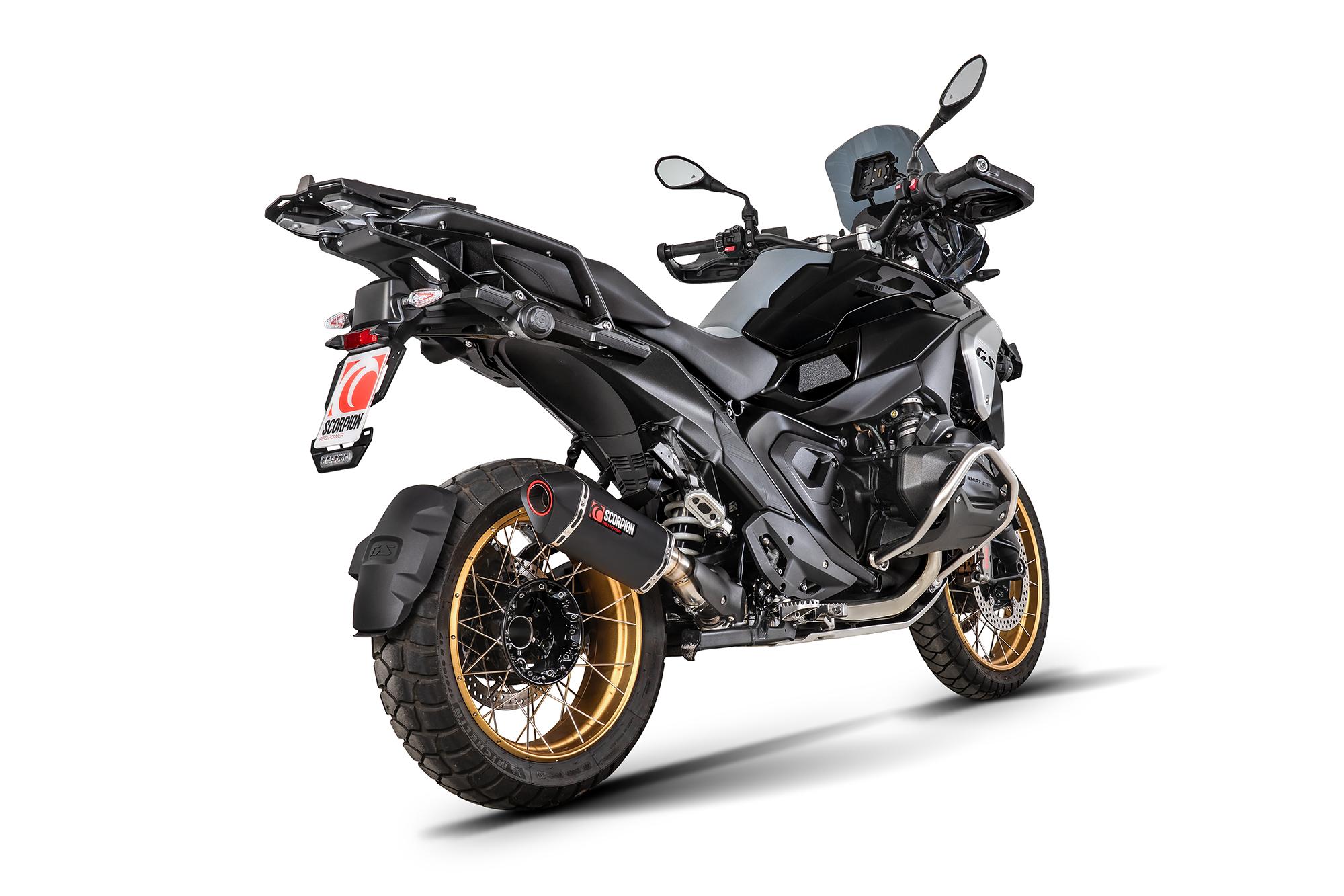 Scorpion Exhausts Black Rbm84bcer - Scorpion Serket Parallel Slip-On Ceramic For Bmw R 1300 Gs 2023-2025