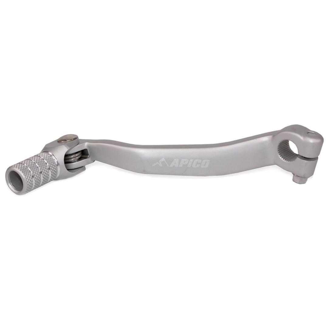 Apico Silver Gpf202 - Forged Gear Pedal For Kawasaki Kx125 2003-2008