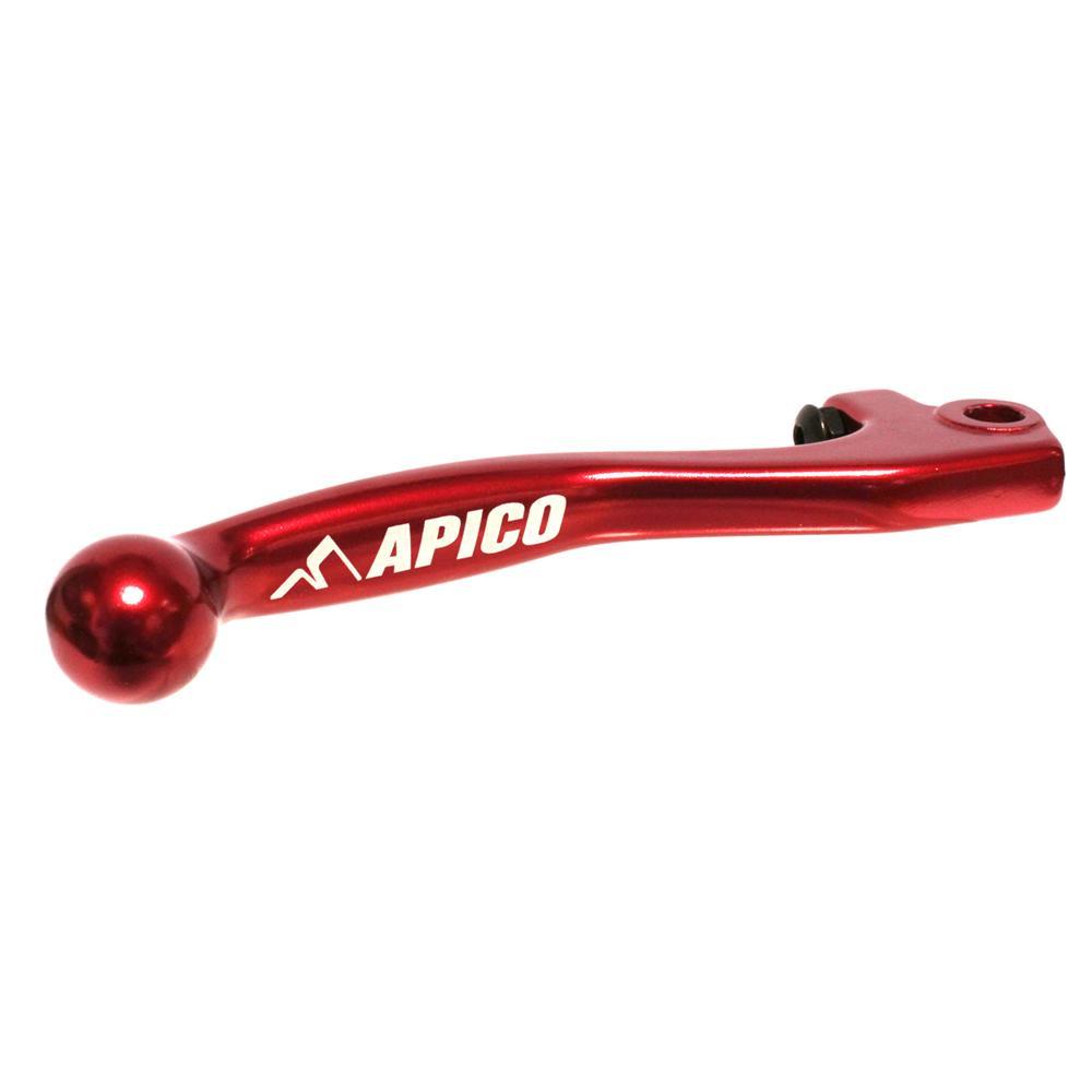 LEB11 ELITE RD - Apico Elite Brake Lever For Honda CRF 250/450R 2002-2006, CRF 250/450X 2004-2019, CRF125F 2014-2026 Red