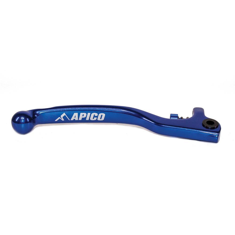 Apico Blue Leb90 Elite Bu - Elite Brake Lever For Ajp 2 Hole Trials Applications Long