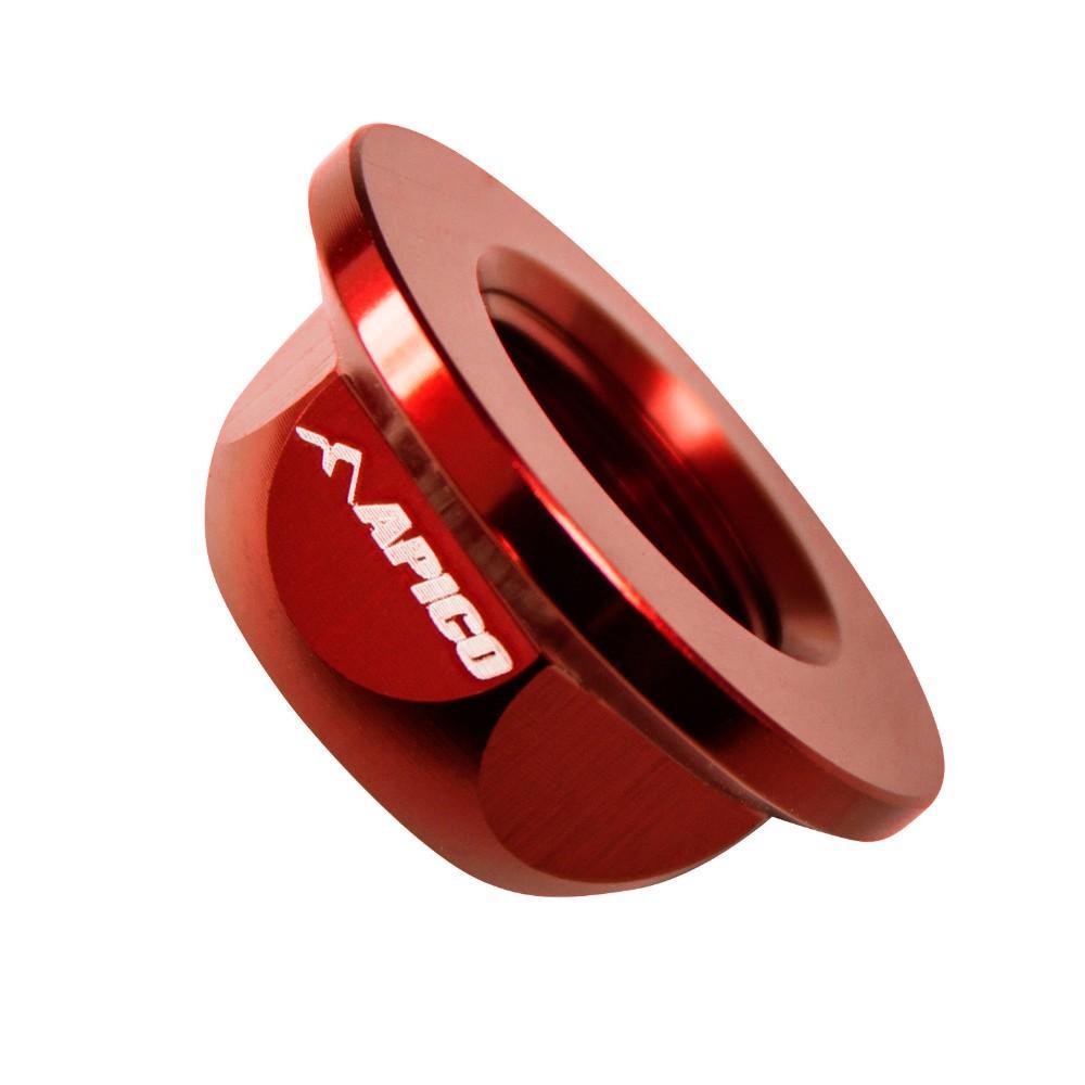 AT AXLENUT RED - Apico Rear Wheel Axle Nut For Beta Rev/Evo 125-300 2004-2022 Red