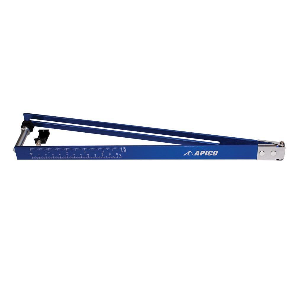 Apico Blue Shock Sag Scale - Front And Rear Suspension Sag Scale Tool