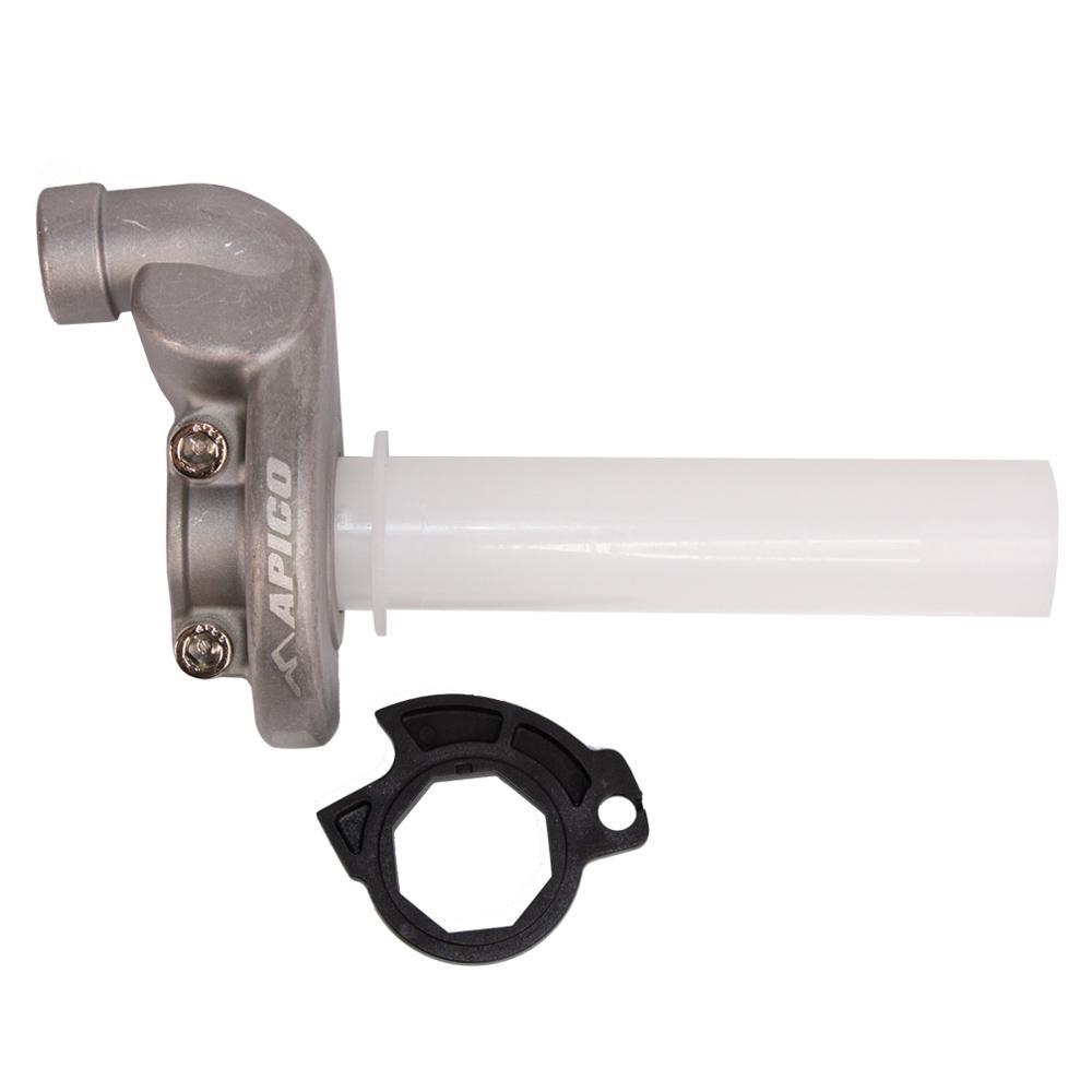 THROTTLE 14 SV - Apico Throttle For KTM SX65 & Husqvarna TC65 & Gas Gas MC 65/85 2021-2025, SX/TC 125/250 2021-2022, MC125-250 2021-2023 Silver