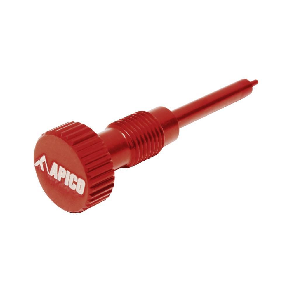 AT AIRSCREW DEL RD - Apico Dellorto Carburettor Air Screw Red