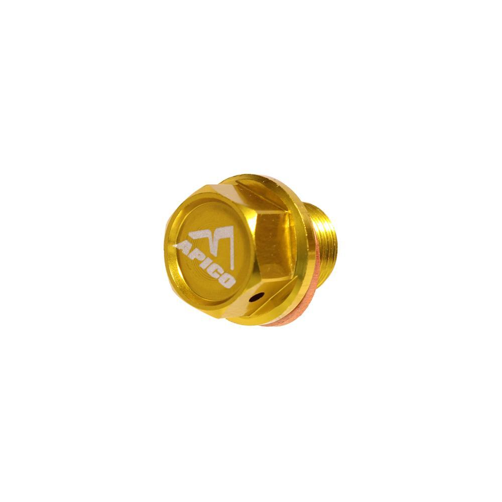 SUMPBOLT MAG RMZ - Apico Magnetic Sump Drain Bolt M12 X 10mm X 1.25 For Suzuki RM 125/250 2001-2008, RMZ250 2007-2012