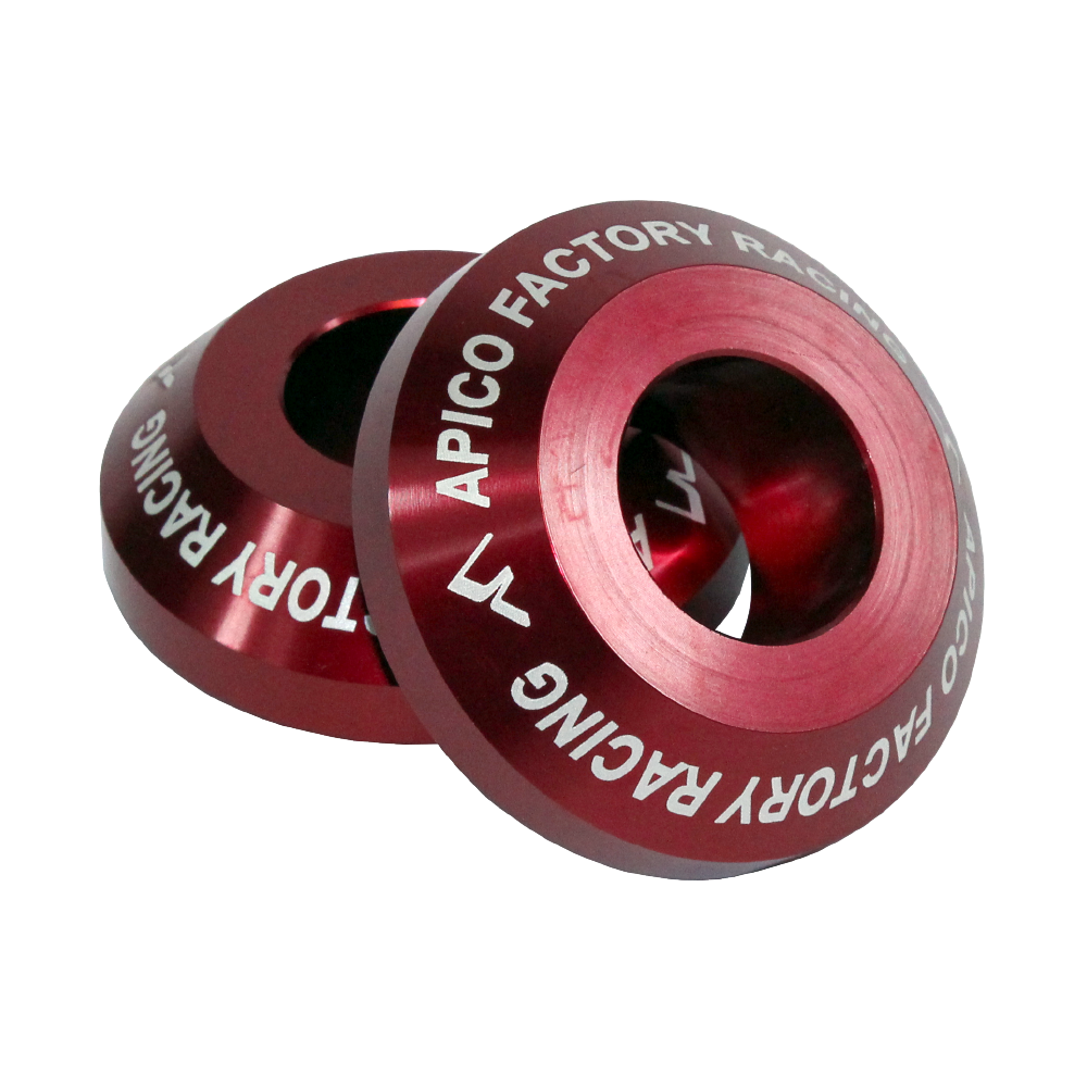 Apico Red Wsr Suz 3 Rd Pro - Rear Pro Wheel Spacers For Suzuki Rmz 250/450 2007-2022