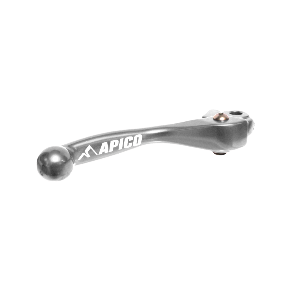 LEB23 ELITE SV - Apico Elite Brake Lever For Suzuki RM85 2005-2025, Kawasaki KX 2000-2026, KXF 2004-2012, Yamaha YZ 65/85 2001-2025, YZ 125/250 2001-2007 Silver