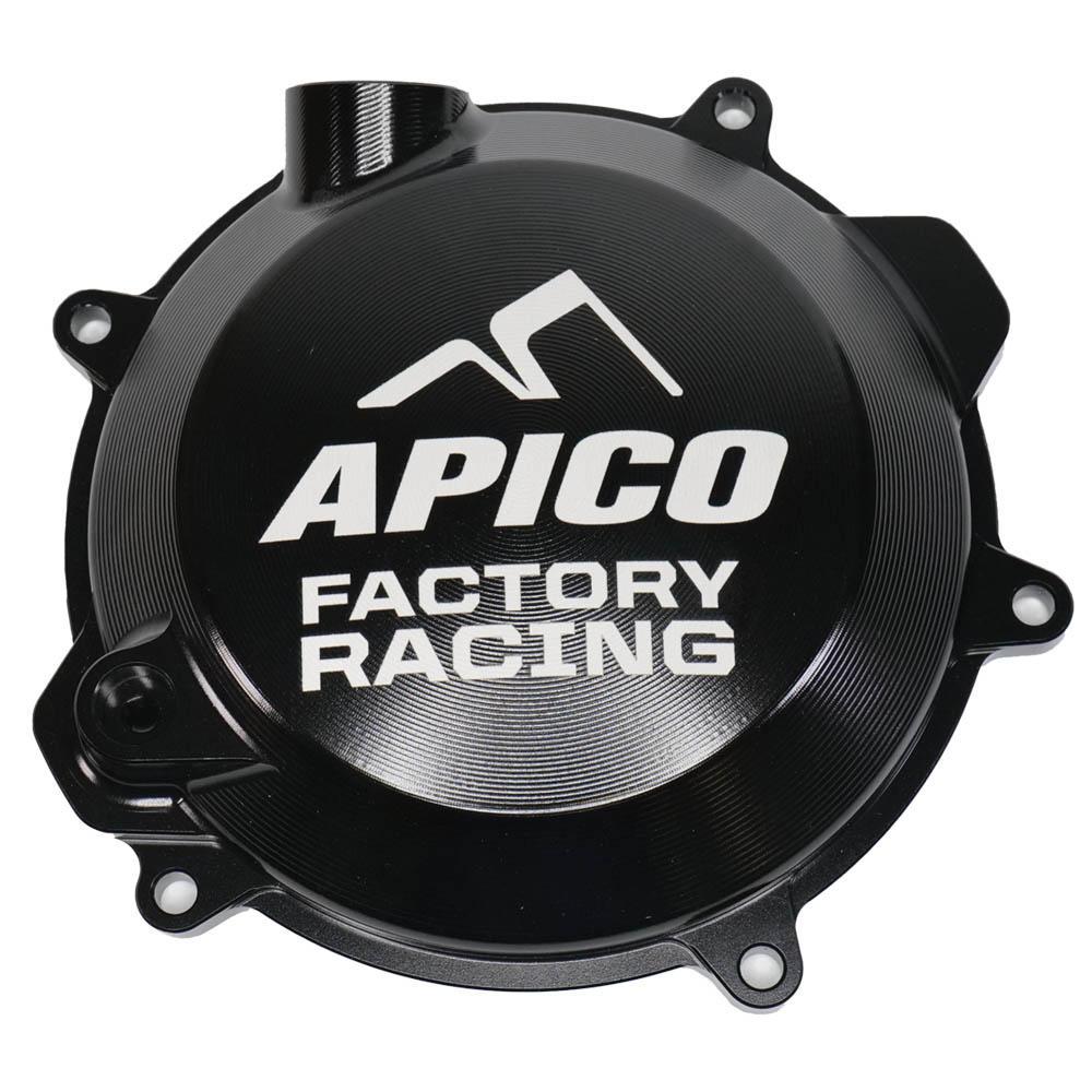 Apico Black Apcc Ktm 15 - Clutch Cover For Ktm Sx125 2023-2024, Husqvarna Tc125 2023-2024, Ktm Exc 150 2024, Husqvarna Te150 2024, Gas Gas Mc125 2024