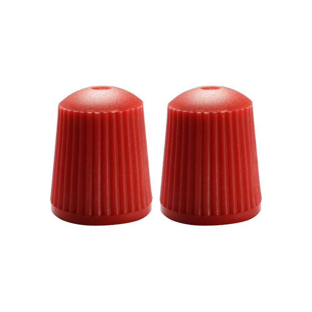 APVC RED - Apico Silicone Valve Caps 10-pack Red