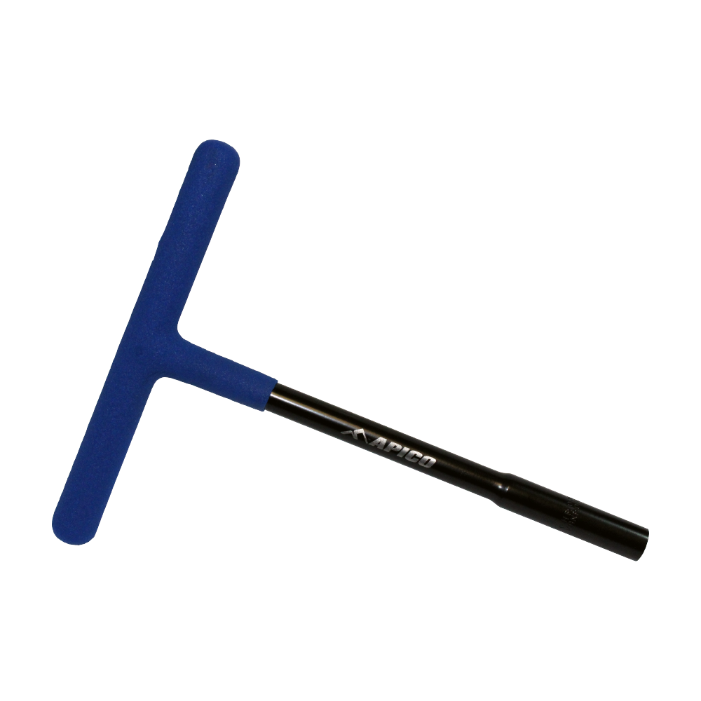 TBARAPI6MM - Apico Premium T-Bar Black/Blue 6mm