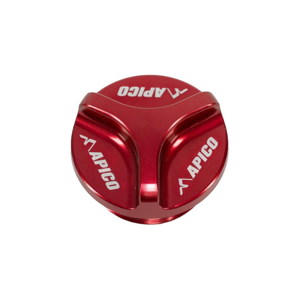 AT FUEL CAP BETA 09 RD - Apico Alloy Fuel Cap For Beta Evo 125/200/250/300 2009-2016 Red