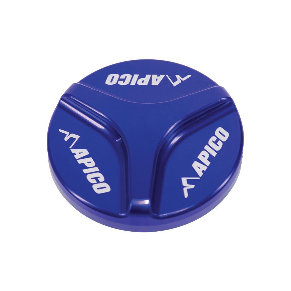 AT FUEL CAP BETA 18 BU - Apico Alloy Fuel Cap For Beta Evo 125/200 2019-2024, 250/300 2018-2024 Blue