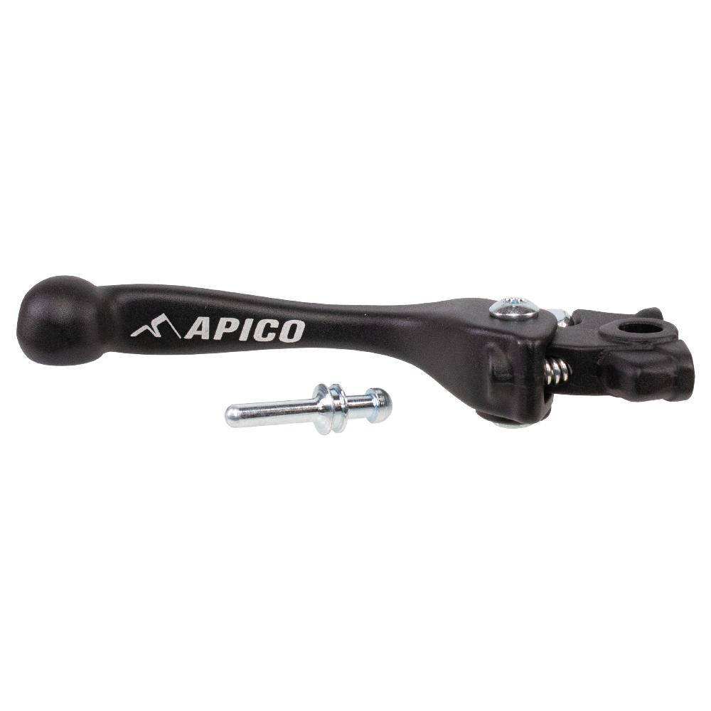 LEB24GP BLK FRG - Apico Forged Brake Lever For Kawasaki KXF250 2021-2023, KXF450 2019-2023, KX 250/450XC 2021-2023 Black