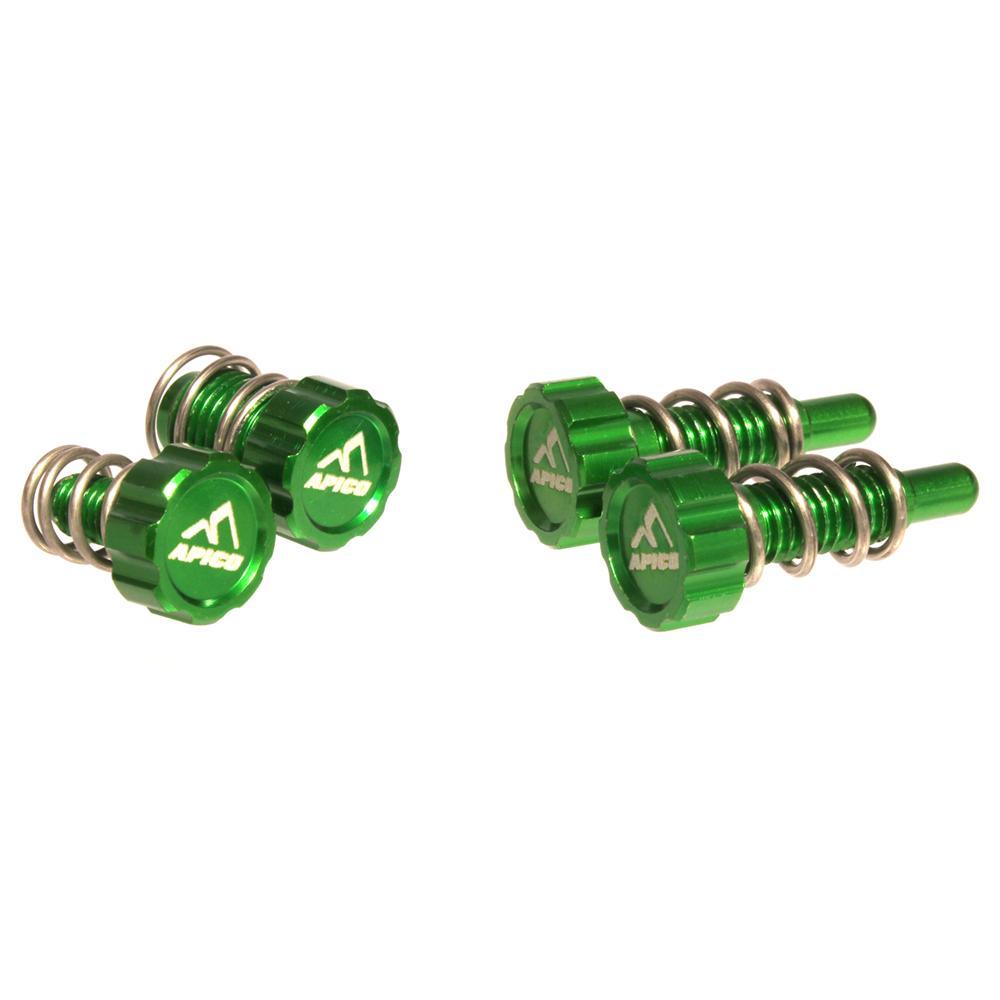 Apico Green At Lever Adj Set 1 Gn - Brake & Clutch Master Cylinder Adjuster Set For Ajp & Braktec