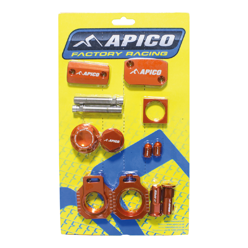 ABP KTM 9 - Apico Brembo Brake Factory Bling Pack For KTM SX 125/150 2014-2015, Husqvarna TC125 2016-2021, FC 250/350/450 2016-2021 Orange