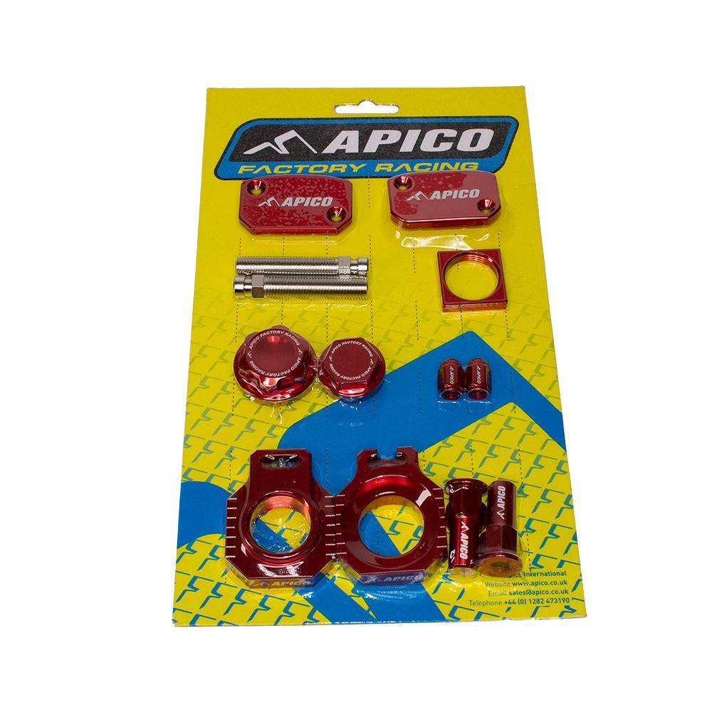 ABP KTM 13 RD - Apico Factory Bling For KTM SX125 2016-2022, SX/SXF 250/350/450 2014-2022, Husqvarna TC/FC 250/350/450 2022, Gas Gas MC 125/250 2021-2023 Red
