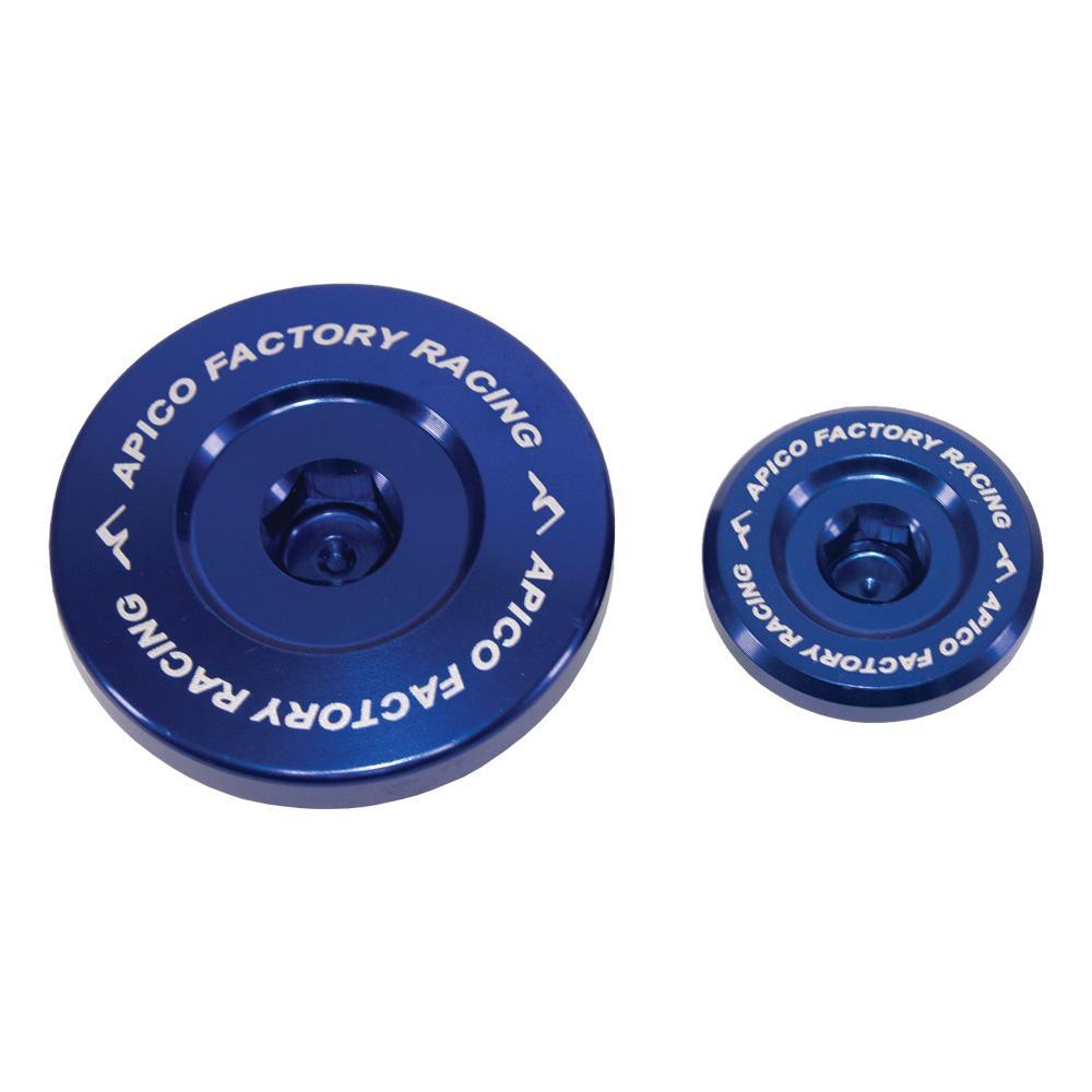 Apico Blue Ep-015 - Engine Plugs For Yamaha Yzf450 2023-2024, Yzf450x/Wrf450 2024