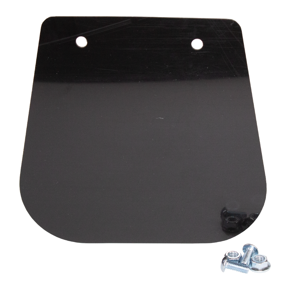Apico Black Tbcfme1a - Front Fender Splash Guard Universal