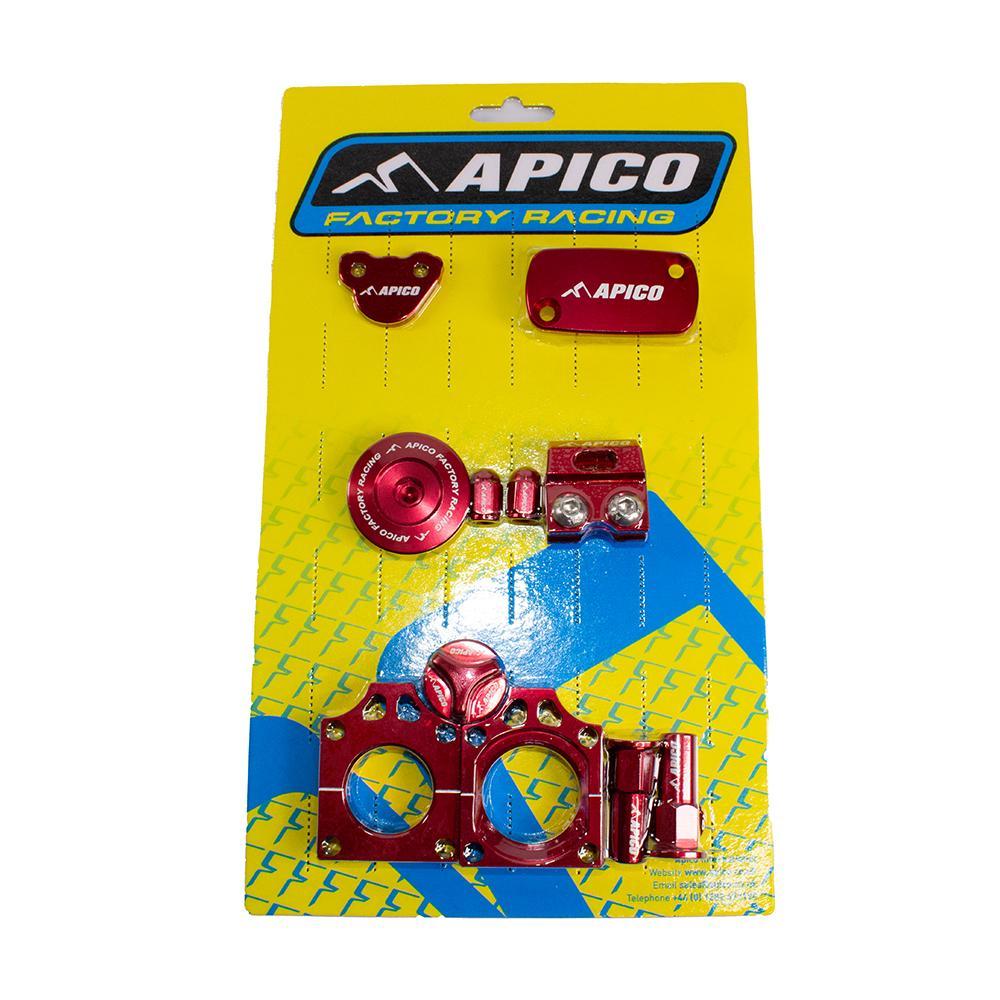 Apico Red Abp Honda 7 - Factory Bling Pack For Honda Crf450r 2021-2023, Crf450rx 2021-2023