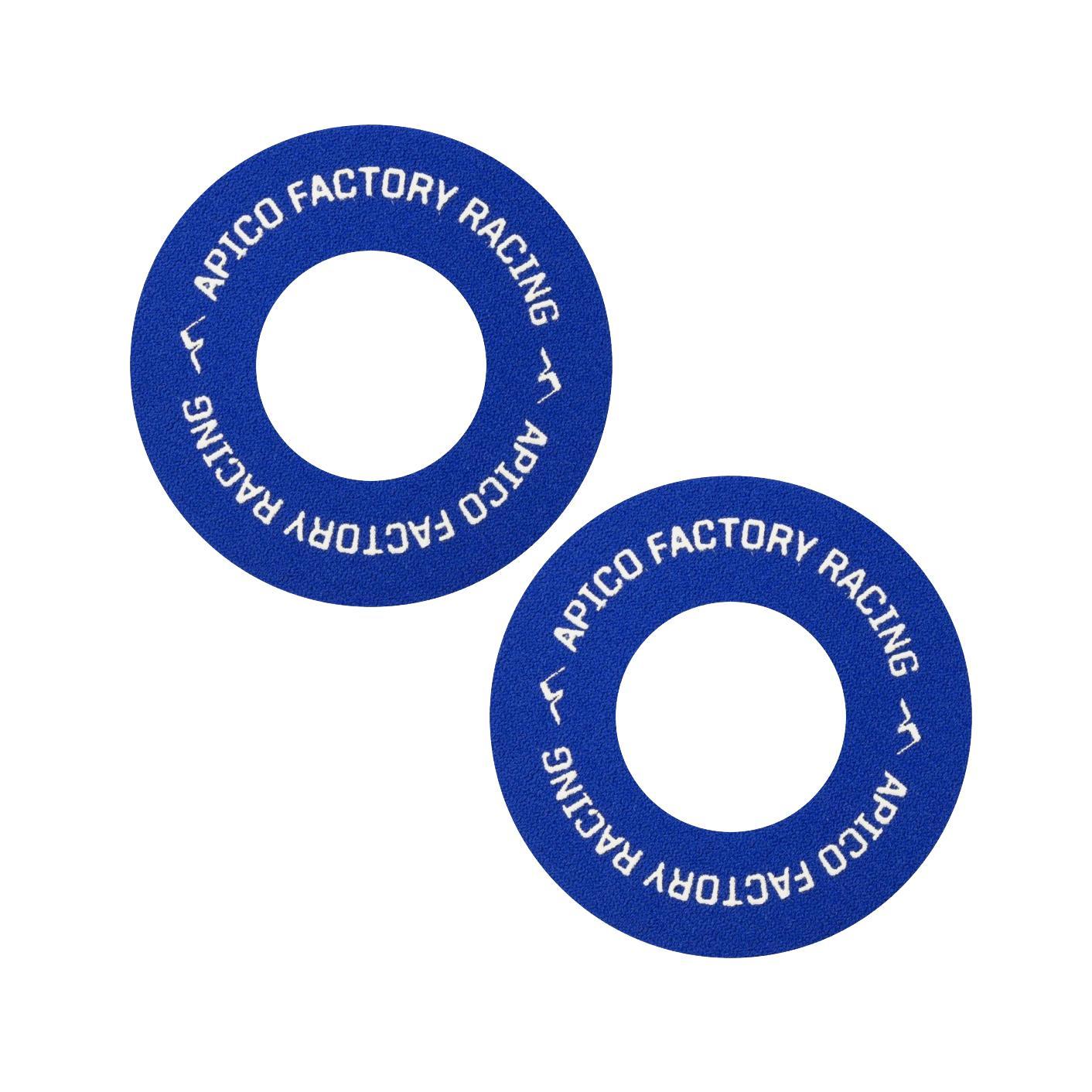 BBAPI BLUE - Apico Blister Buster Grips Donuts Pack Of 2 Blue/White