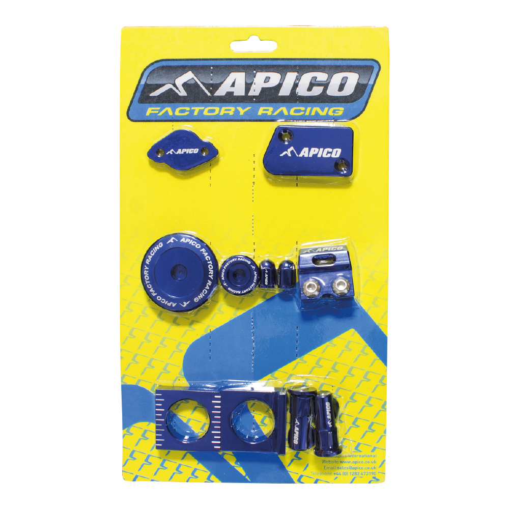 Apico Blue Abp Yamaha 3 - Factory Bling Pack For Yamaha Yzf250 2014-2023, Yzf450 2014-2022