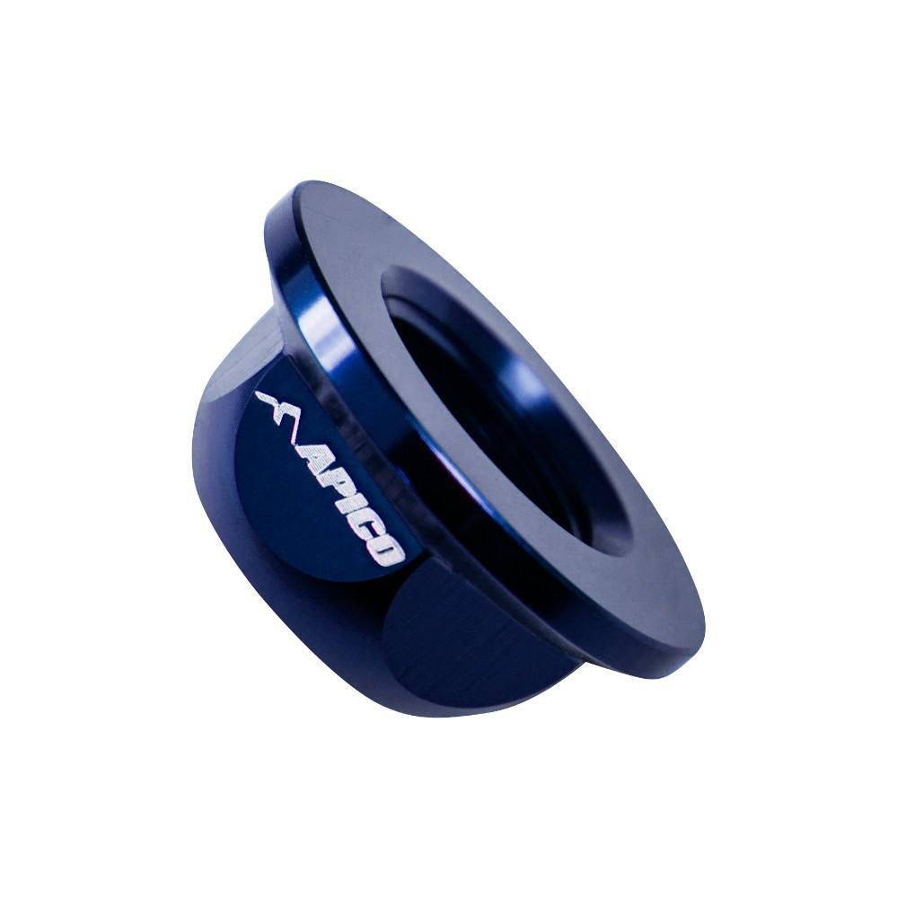 AT AXLENUT BLUE - Apico Rear Wheel Axle Nut For Beta Rev/Evo 125-300 2004-2022 Blue