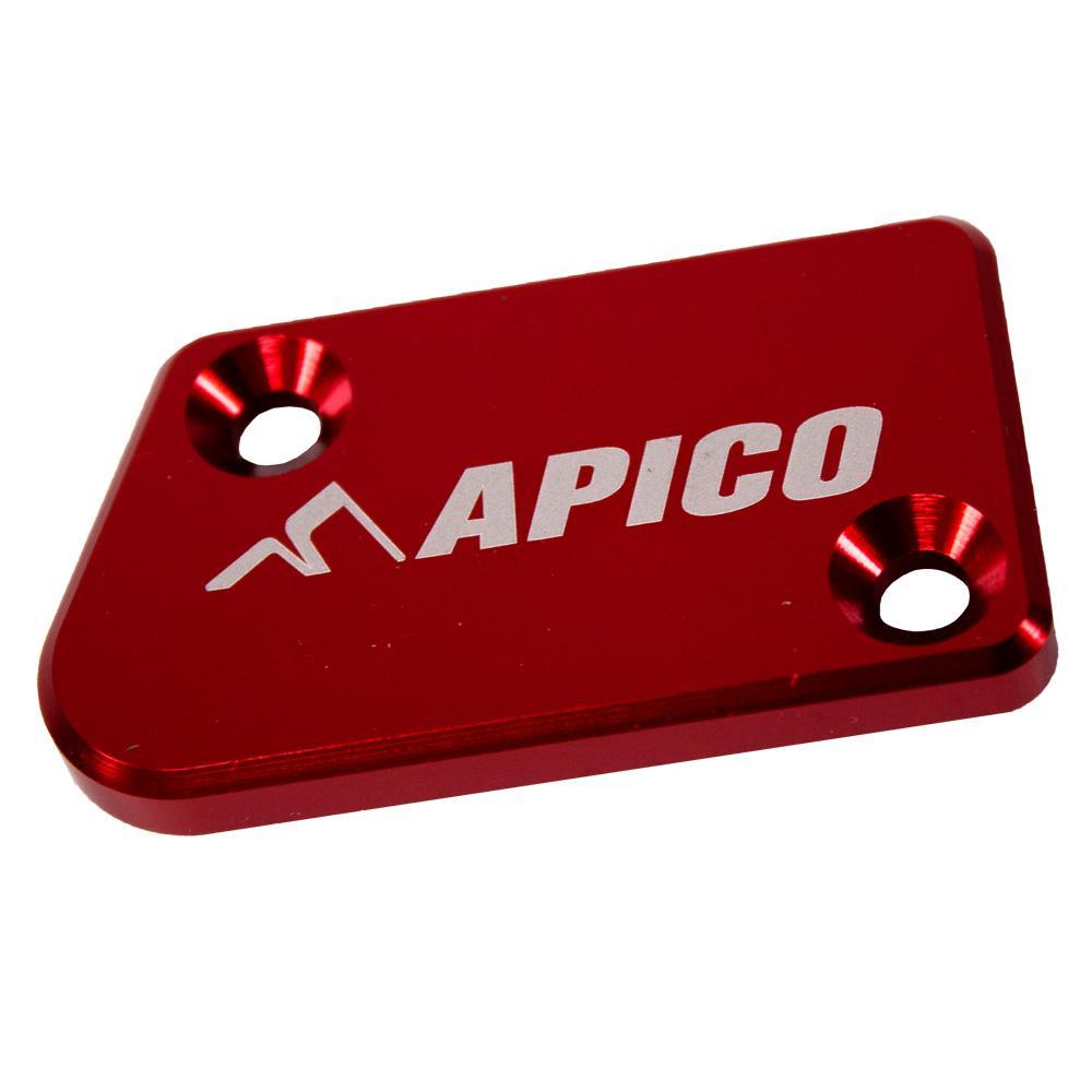 MFBC-04 RED - Apico Front Brake Master Cylinder Cover For Yamaha YZ 125/250 & YZF 250/450 2008-2025, WRF250 2017-2025, WRF450 2016-2025 Red
