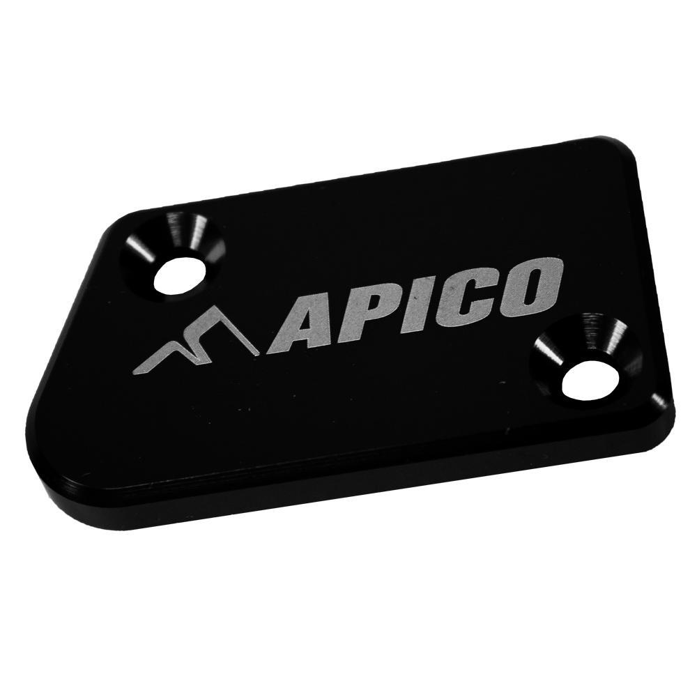 MFBC-04 BLACK - Apico Front Brake Master Cylinder Cover For Yamaha YZ 125/250 & YZF 250/450 2008-2025, WRF250 2017-2025, WRF450 2016-2025 Black