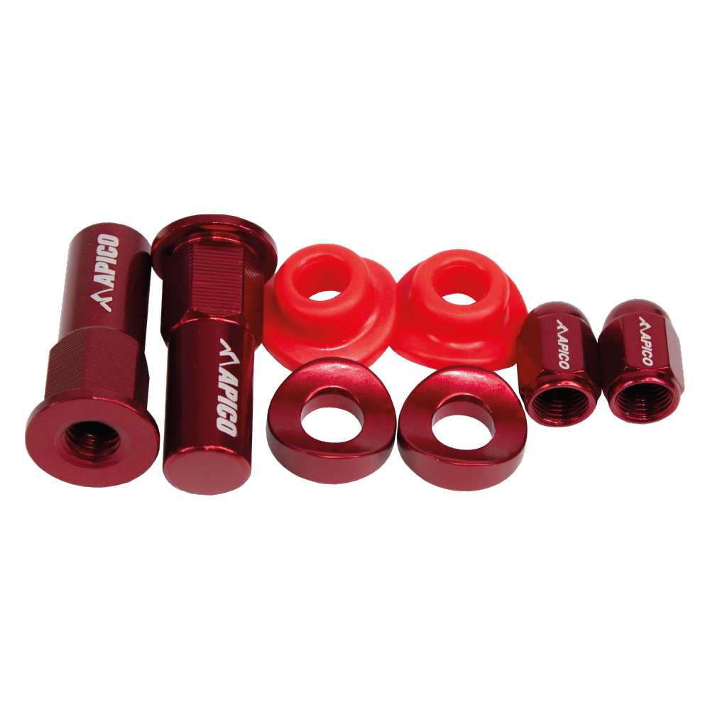 Apico Red Abp Wheel Rd - Factory Wheel Bling Pack