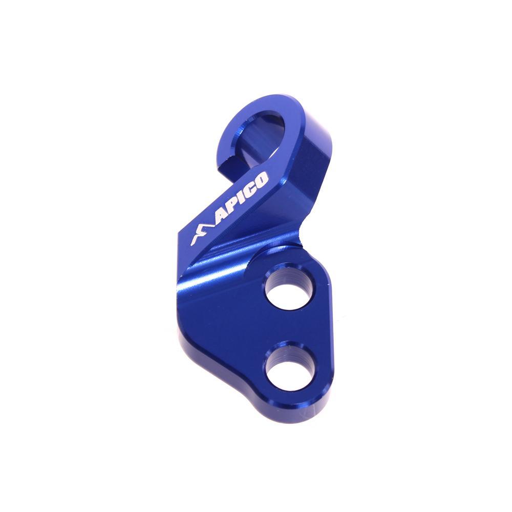 CABLE GUIDE YZF 2 BU - Apico CNC Clutch Cable Guide For Yamaha YZF 250/450 2014-2022, WRF 250/450 2015-2022 Blue