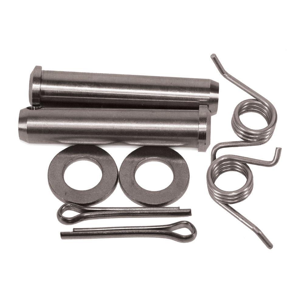 Apico Steel Fpp Set Suz 2 - Foot Peg Pin & Spring Set For Suzuki Rm 125/250 2003-2008, Rmz250 2010-2022, Rmz450 2010-2022
